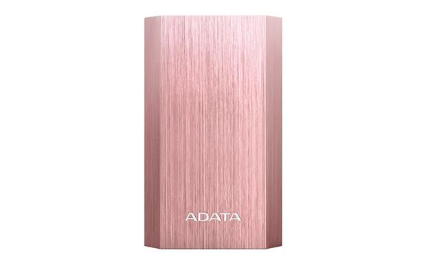 ADATA A10050 Power Bank 10050mAh, Typ A USB, rÅ¯Å¾ovÃ© zlato