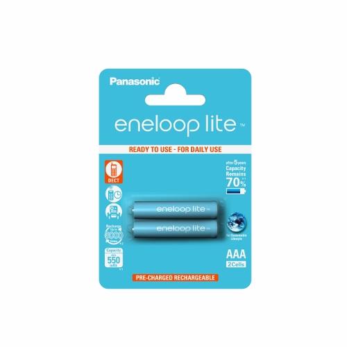 Panasonic Eneloop Lite R03/AAA 550mAh, 2 ks, Blister