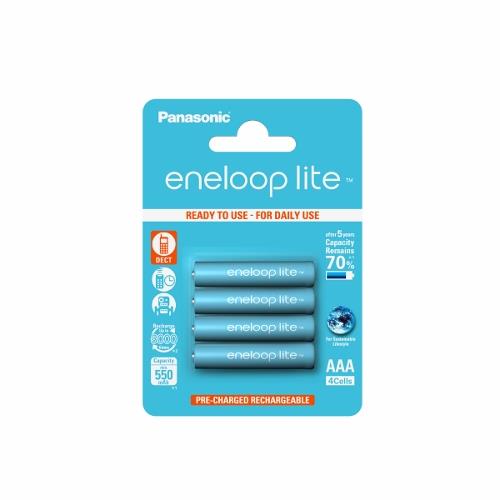 Panasonic Eneloop Lite R03/AAA 550mAh, 4 ks, Blister