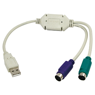 LOGILINK - AdaptÃ©r USB pro 2x PS/2