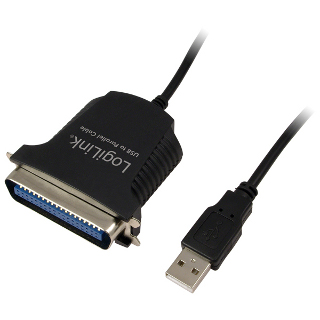 LOGILINK - AdaptÃ©r USB - paralernÃ­ port s kabelem 1.8m