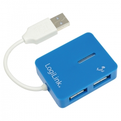 LOGILINK - HUB USB 2.0 Hub ''smile'' modrÃ½