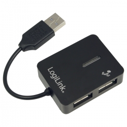 LOGILINK - HUB USB 4-portovÃ½ ''Smile'' ÄernÃ½