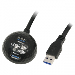 LOGILINK - Kabel s dokovacÃ­ stanicÃ­ 2x USB3.0