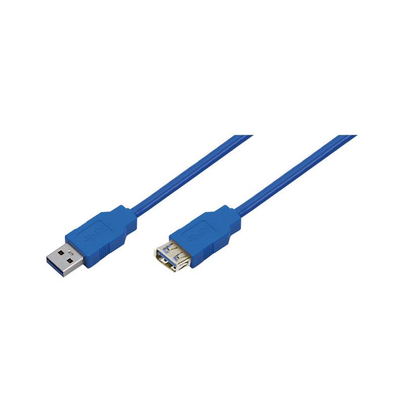 LOGILINK - ProdluÅ¾ovacÃ­ kabel USB 3.0 typ A na typ A, ÄernÃ½, 3m