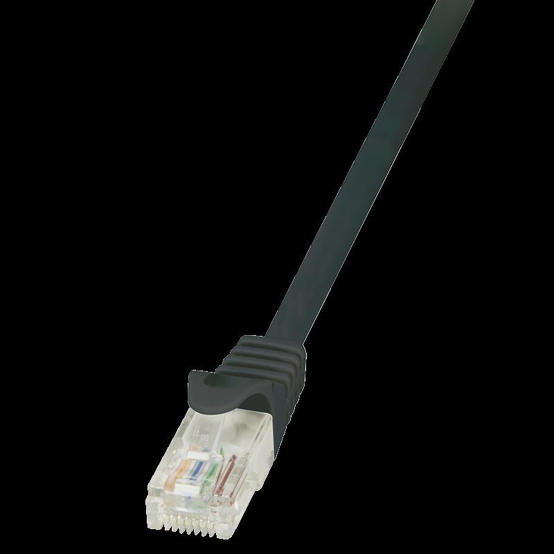 LOGILINK - Patch kabel CAT 5e UTP 0,25m ÄernÃ½