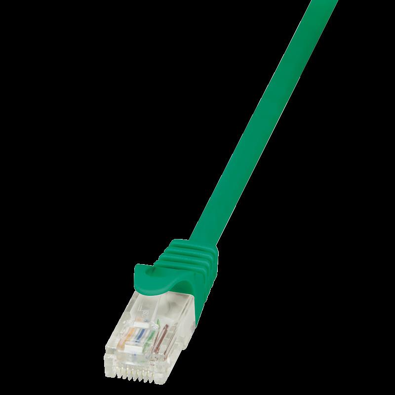LOGILINK - Patch kabel CAT 5e UTP 0,25m zelenÃ½