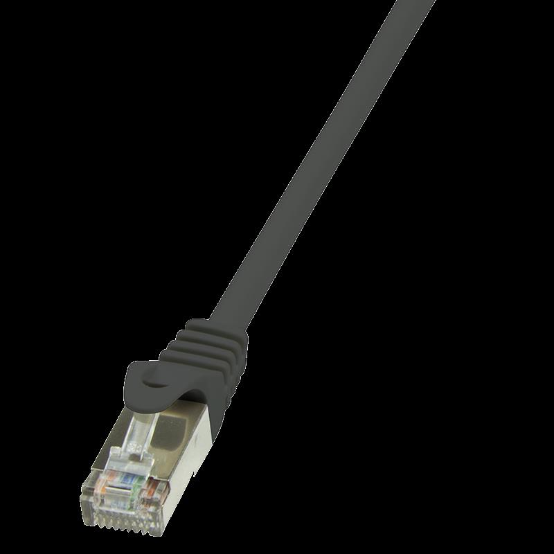 LOGILINK - Patch kabel Cat.5e F/UTP 0,25m ÄernÃ½