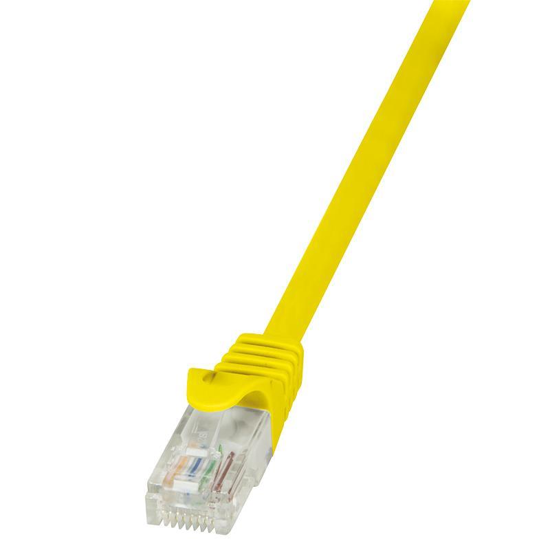 LOGILINK - Patch kabel Cat.6 U/UTP EconLine 0,25m Å¾lutÃ½