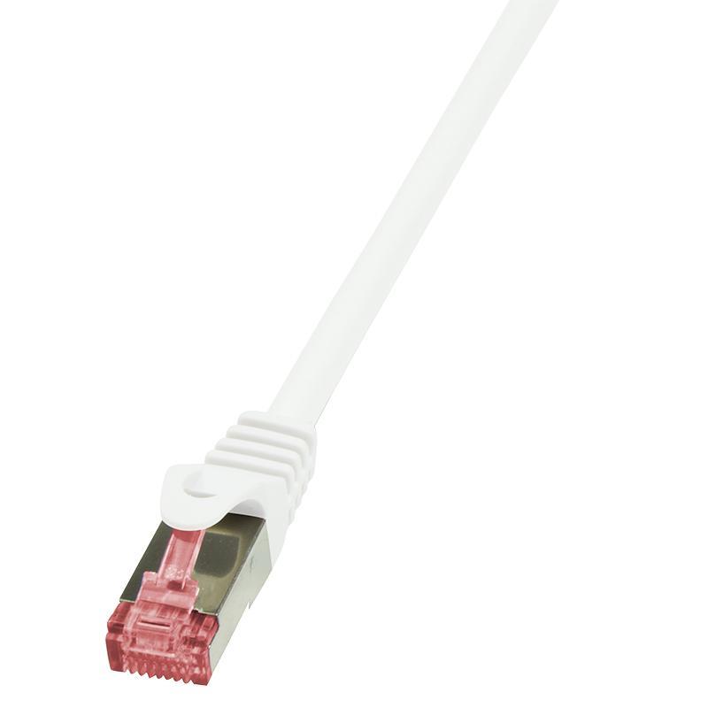 LOGILINK - Patch kabel Cat.6 S/FTP PIMF PrimeLine 0,5m bÃ­lÃ½
