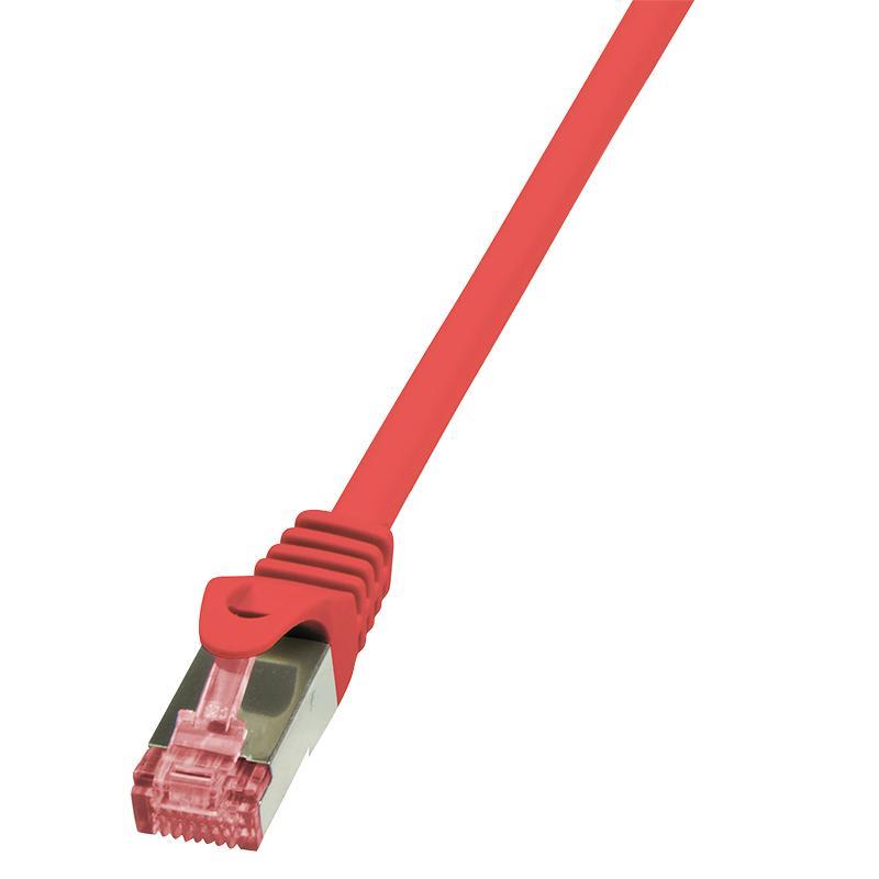LOGILINK - Patch kabel Cat.6 S/FTP PIMF PrimeLine 1,00m ÄervenÃ½