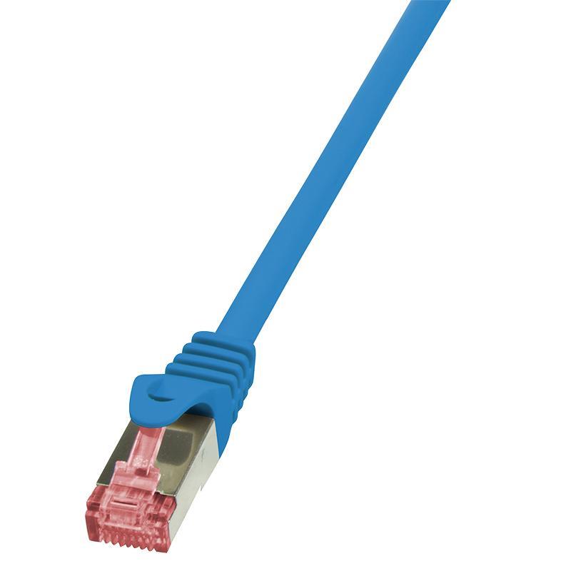 LOGILINK - Patch kabel Cat.6 S/FTP PIMF PrimeLine 0,5m modrÃ½