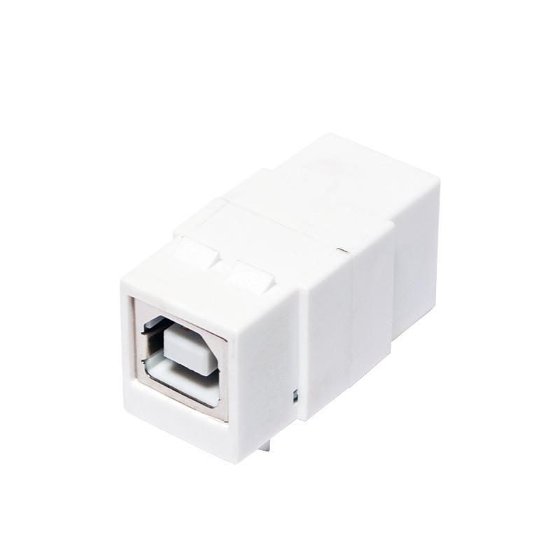 LOGILINK - Keystone MM Inline Coupler USB 2.0-B samice / samice, snap-in montÃ¡Å¾