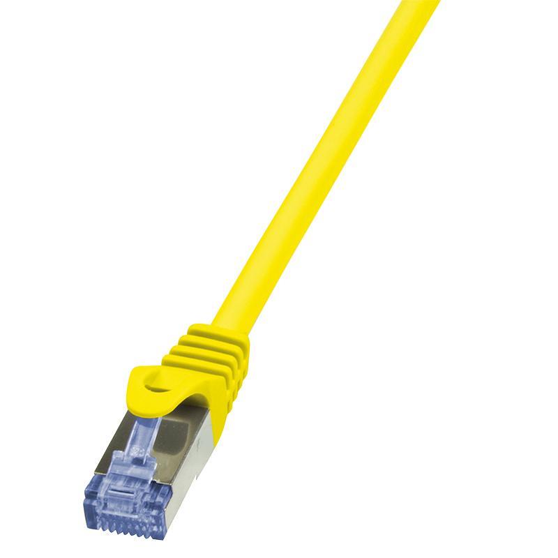 LOGILINK -Patch kabel Cat.6A 10G S/FTP PIMF PrimeLine Å¾lutÃ½ 1m