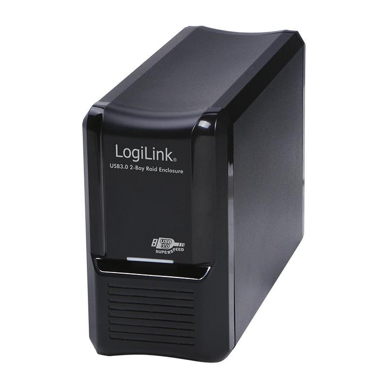 LOGILINK - RÃ¡meÄek pro HDD USB3.0 2xHDD 3.5'' RAID, SATA 3