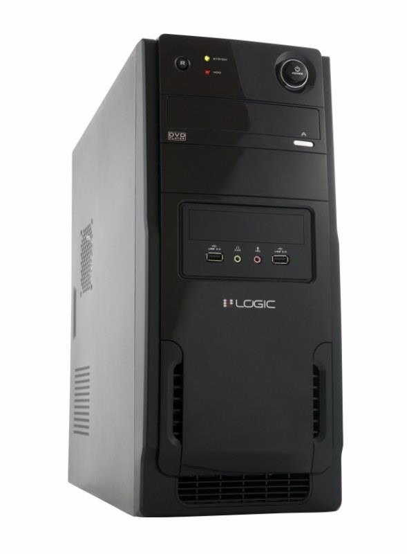 LOGIC PC skÅÃ­Å A11 Midi Tower, USB 3.0, USB 2.0 , bez zdroje (ÄernÃ¡)