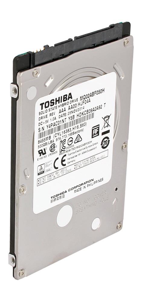 SSHD Toshiba 2.5'' 500GB SATA3 5400RPM 64MB cache / 8GB SSD