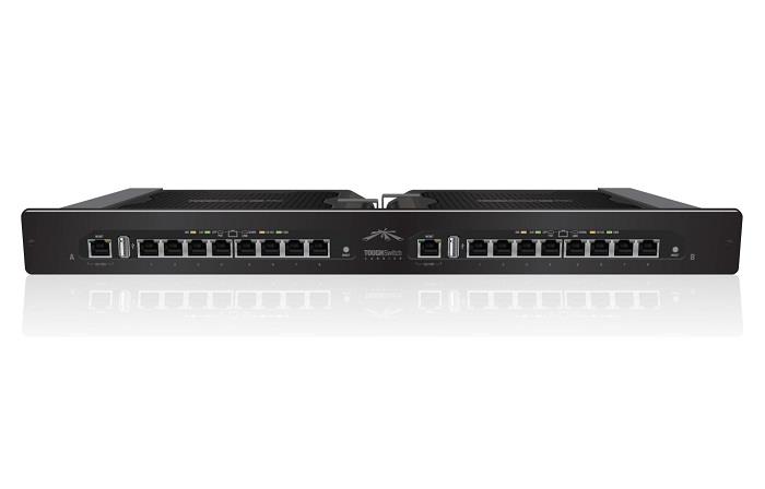 Ubiquiti TOUGHSwitch PoE CARRIER 16-port Gigabit switch with 24V/48V PoE support