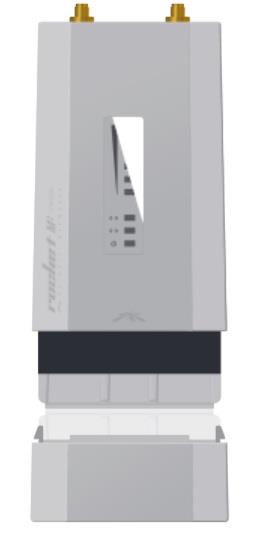 Ubiquiti Rocket M2-Titanium 2.4GHz Hi-Pow. 2x2 MIMO AirMaxTDMA BaseStation,28dBm