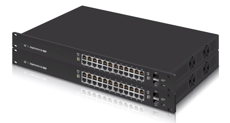 Ubiquiti ES-24-250W 24-port + 2xSFP Gigabit PoE switch 24V/48V 802.3af/802.3at
