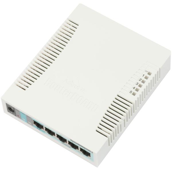 MikroTik RB260GS SwitchOS 5xGig LAN, 1xSFP,web browser Soho Switch, plastic case