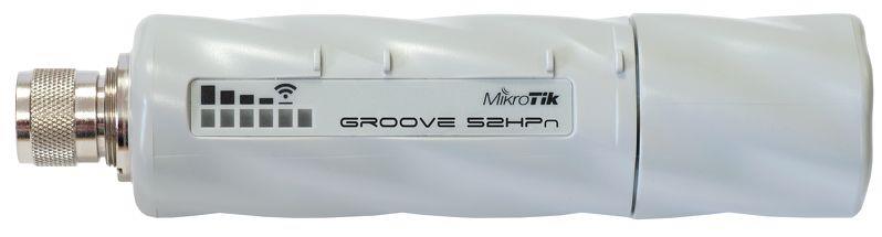 MikroTik Groove 52HPn L3, 2.4/5GHz 802.11a/b/g/n, 27dBm, N-male, Weatherproof