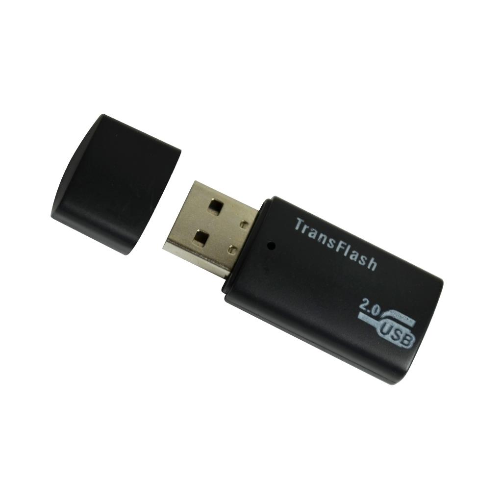 MSONIC ÄteÄka pamÄÅ¥ovÃ½ch karet microSD/microSDHC/TF USB 2.0 MC218UK ÄernÃ½