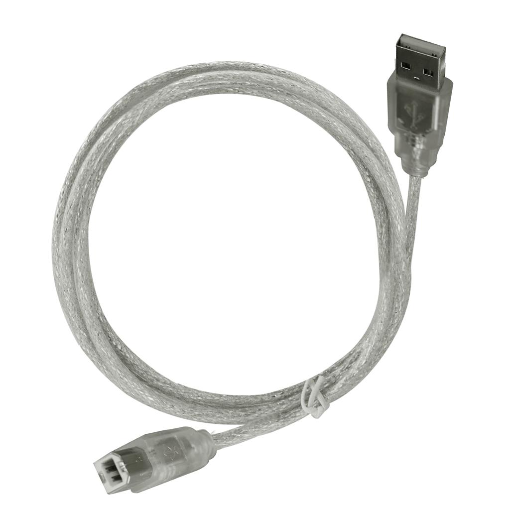 MSONIC tiskÃ¡rny kabel USB 2.0 A-B M/M 1,8m MLU1218NT bezbarvÃ½
