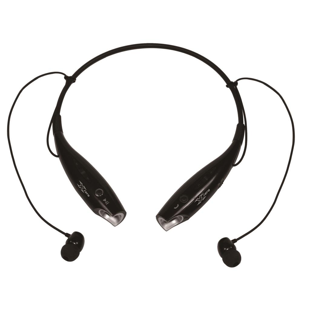 X-Zero Sports Wireless Neckband Earphones, Bluetooth 4.0, 10m X-H813BK black
