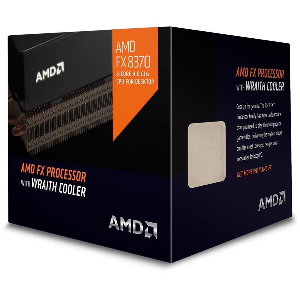 AMD FX-8370, Octo Core, 4.00GHz, 8MB, AM3+, 32nm, 125W, BOX, Wraith