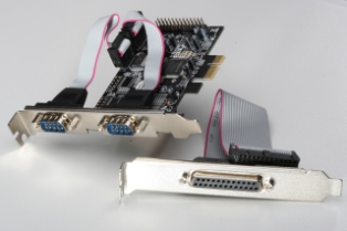 i-Tec PCIe I/O Controller Card 2x Serial Rs232 (COM) + 1x Parallel- PCI Express