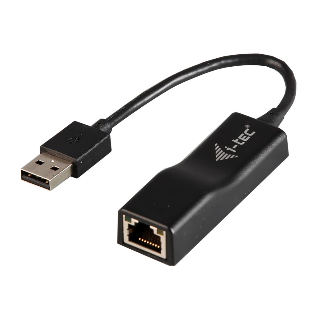 i-tec USB 2.0 Fast Ethernet Adapter - sÃ­Å¥ovÃ¡ karta USB 10/100 Mbps