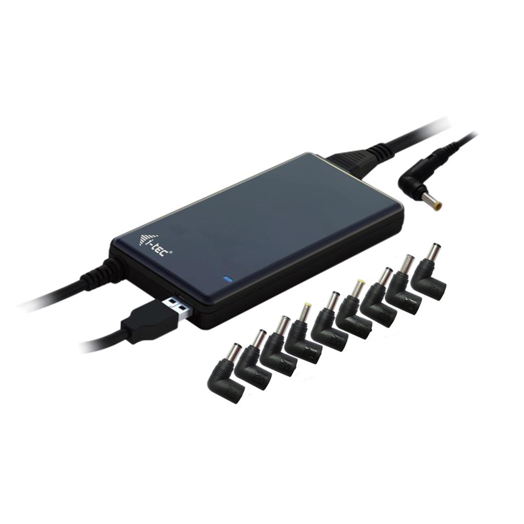 i-tec Advance Ultra Slim Power Adapter 90W 1x USB port s 10 notebook konektory