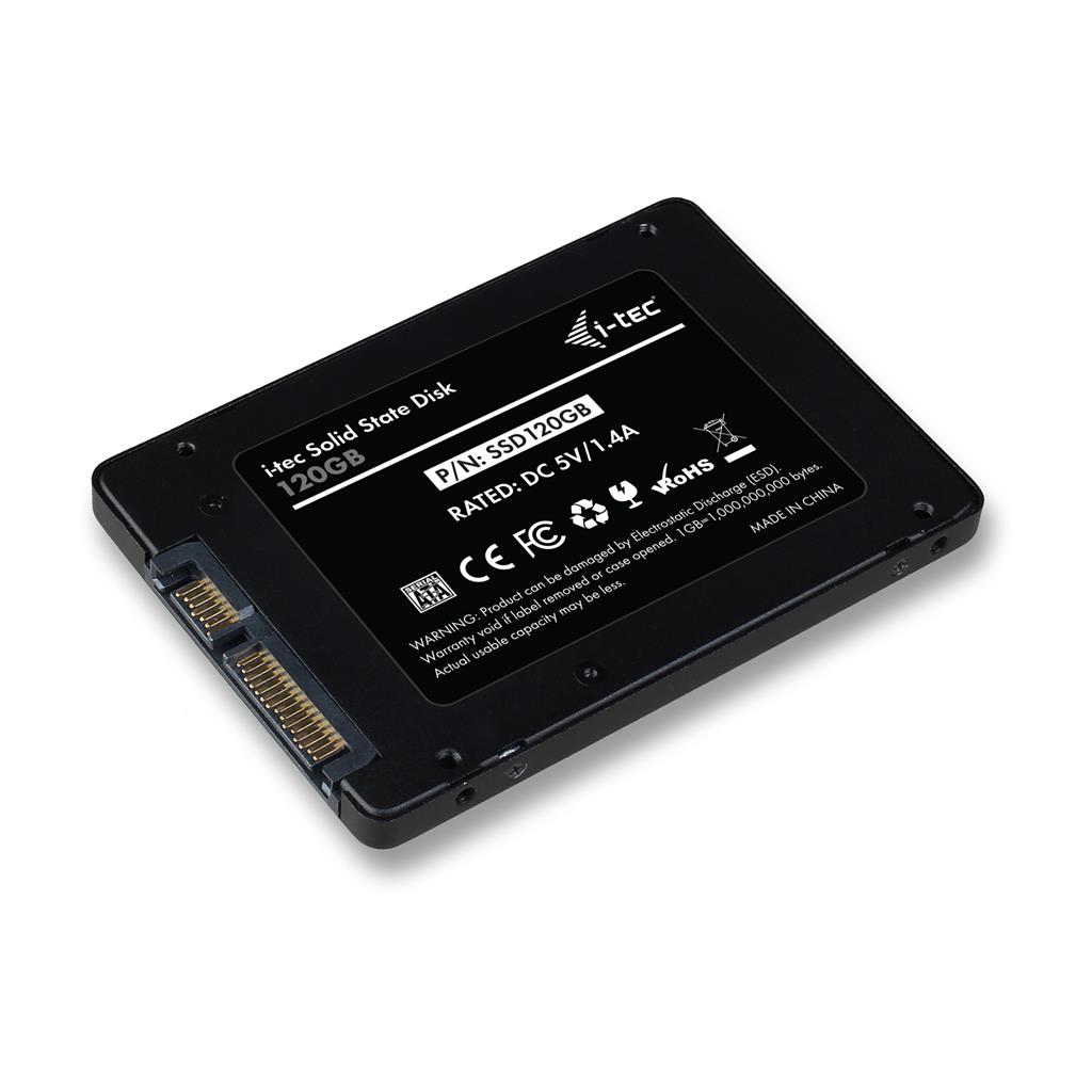i-tec Dysk SSD 120GB SATAIII 2,5'' (550MB/s, 350MB/s)