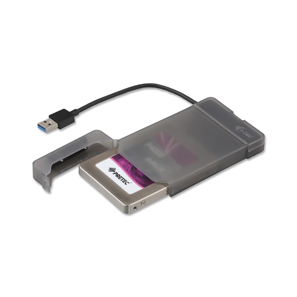 i-tec MySafe USB 3.0 Easy rÃ¡meÄek na externÃ­ disk 6.4 cm/2.5" SATA SSD ÄernÃ½