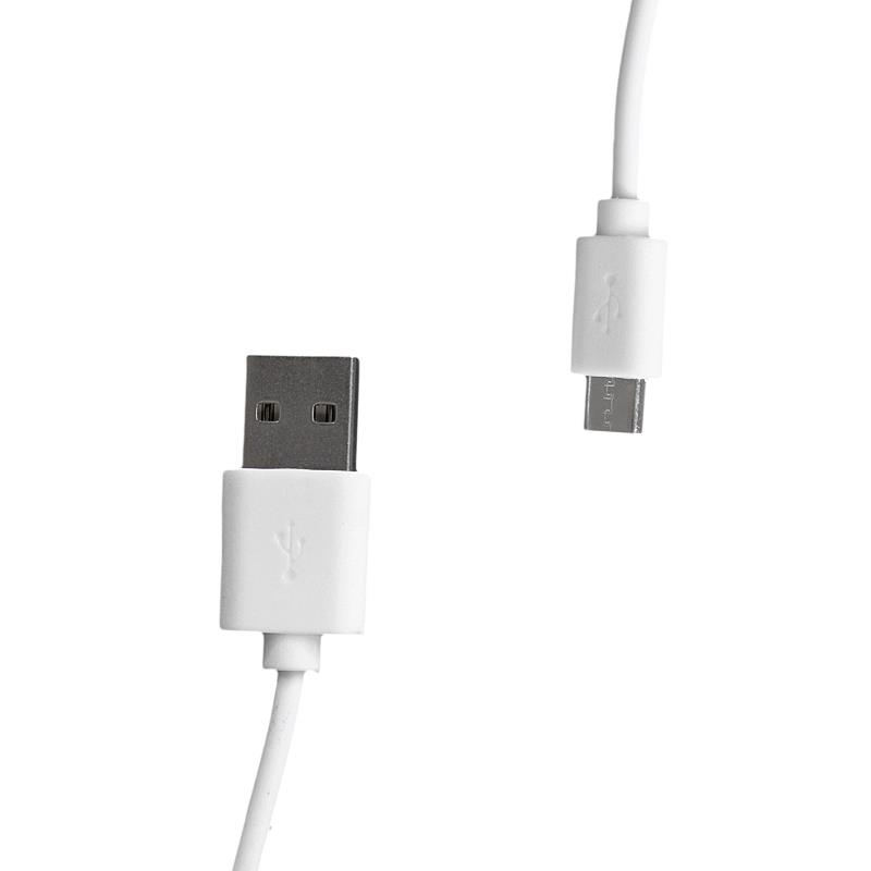 Whitenergy Kabel USB 2.0 MICRO, AM / B MICRO pÅenos dat/nabÃ­jenÃ­ 100cm bÃ­lÃ½