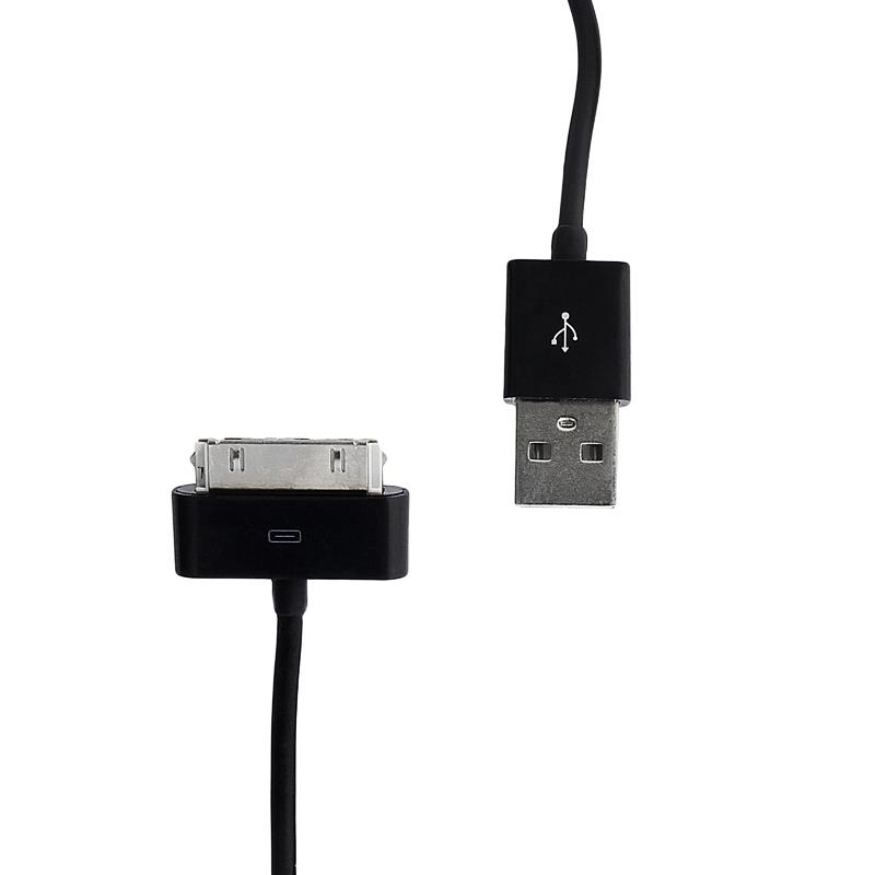 Whitenergy Kabel USB 2.0 pro iPhone 4 pÅenos dat/nabÃ­jenÃ­ 100cm ÄernÃ½