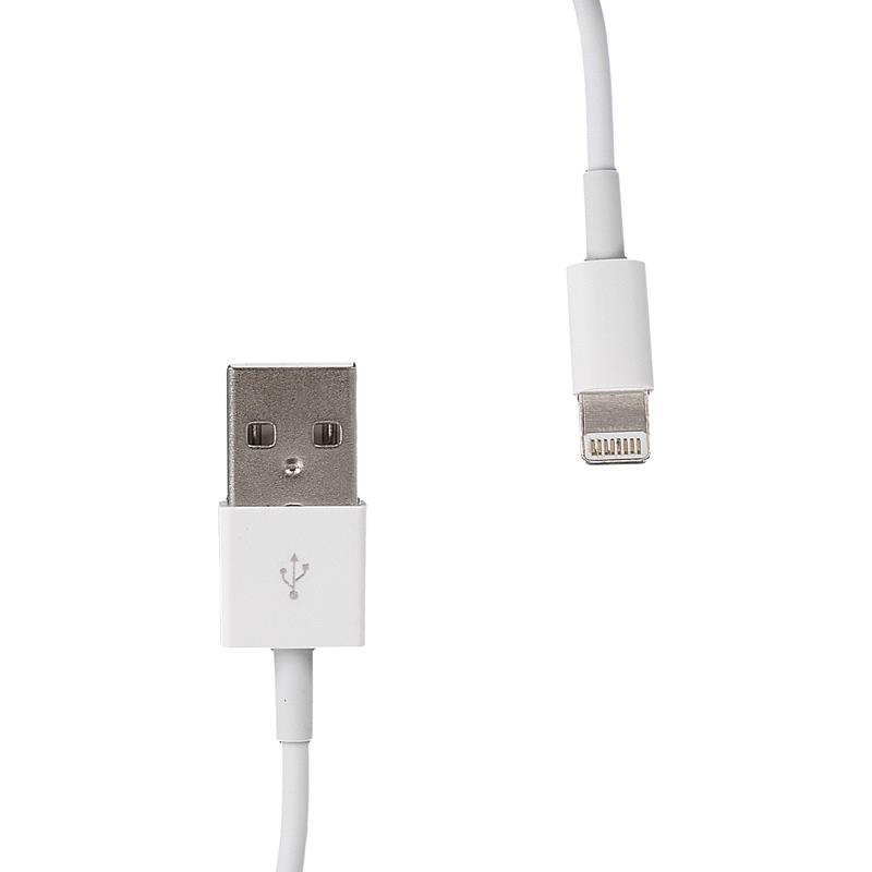 Whitenergy Kabel USB 2.0 pro iPhone 5 pÅenos dat/nabÃ­jenÃ­ 30cm bÃ­lÃ½