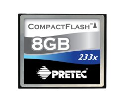 Pretec Cheetah II CompactFlash 8GB 233x (pÅenos aÅ¾ 35MB/s)