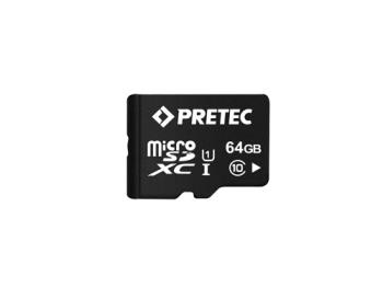 Pretec Micro SDXC 64GB CLASS 10 (HD Video Card) + SD adapter
