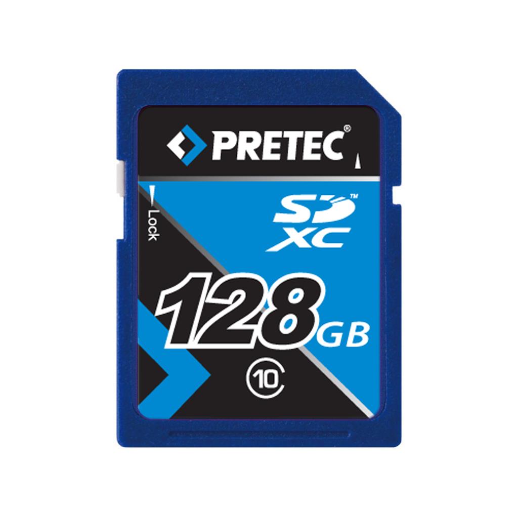 Pretec 128 GB SDXC class 10 Secure Digital eXtended Capacity