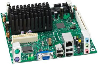 Intel D410PT, NM10, Atom CPU, DDR2-800, SATA