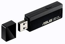 Asus USB-N13 Wireless 802.11n 300Mbit adapter USB 2.0, Ezlink, WPS button