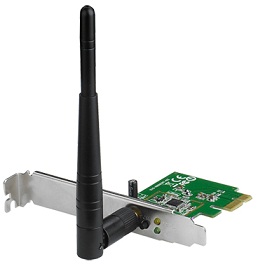 Asus PCE-N10 Wireless PCI-E card 802.11n, 150Mbps