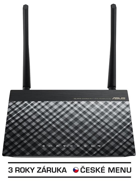 Asus DSL-N14U Wireless-N300 ADSL2+ Modem Router, Annex A & B