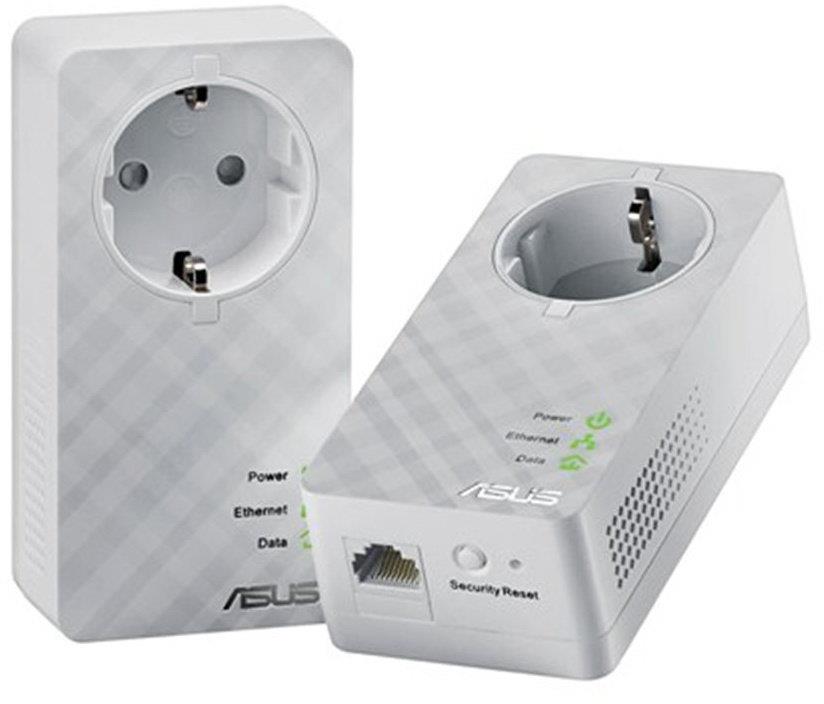 ASUS DUO Home Plug AV 600Mbps Powerline Adapter (2 pcs)