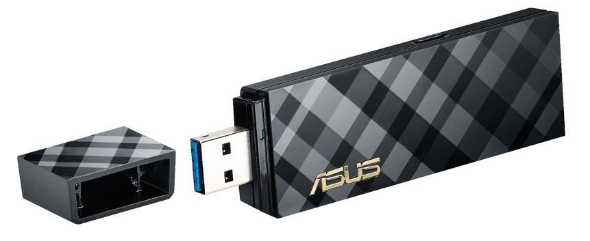 Asus USB-AC55 dvoupÃ¡smovÃ½ WiFi adaptÃ©r AC1300 USB 3.0