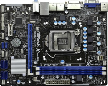 ASRock H61M-DGS R2.0, H61, DualDDR3-1600, 4xSATA2, D-SUB, VGA, mATX