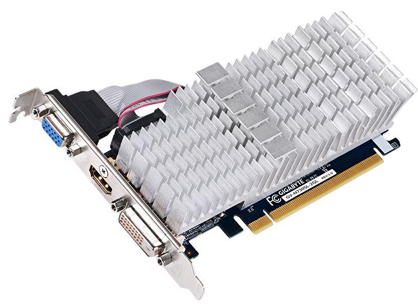 Gigabyte GeForce GT 730, 2GB DDR3 (64 Bit), HDMI, DVI, D-Sub