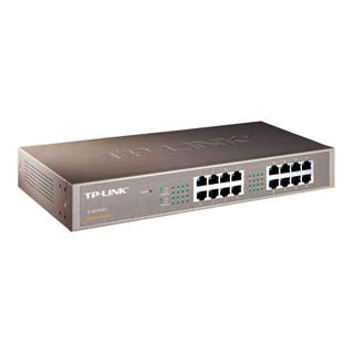 TP-Link TL-SG1016D desktop Switch 16x10/100/1000Mbps, energy-efficient technol.
